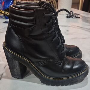 Dr. Martens Glossy Black Lace-Up Boots